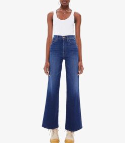 Best Mother Jean Wideleg Crop The Tomcat Roller Sweet Lime