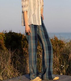 Wholesale Alix of Bohemia Pantalon Bunny Sky Plaid