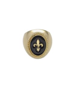 Online Feidt Paris Bague Chevaliere Fleur De Lys