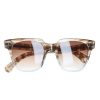 New Nathalie Blanc Lunettes De Soleil Homme Philippe Brun Havane / Gris Degrade