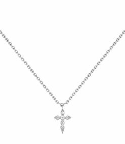 Clearance Stone Paris Collier Celeste Simple Or Blanc Et Diamants