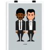 Online Image Republic Affiche Le Duo Solo 25 "Pulp Fiction" 56 X 76 Cm