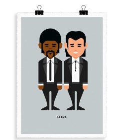 Online Image Republic Affiche Le Duo Solo 25 "Pulp Fiction" 56 X 76 Cm