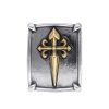 Online Corpus Christi Bague New Cross En Argent Et Or