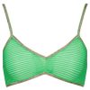 Clearance La Nouvelle Brassiere Georgia Green Stripes