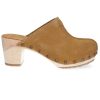 New Bosabo Sabots Coline Cuir Velours Tan