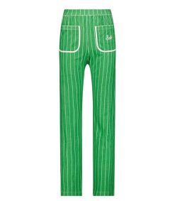 Wholesale Welcome Bob Pantalon Sofia Green Garden Stripes