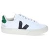 Best Veja Baskets Campo Chromefree Leather White Black Emeraude