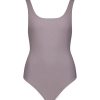 New Anine Bing Maillot De Bain Une Piece Jace Violet