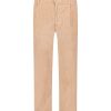 Clearance Jane de Boy Pantalon En Velours Cotele Fresco Cropped Loose Rose Quartz