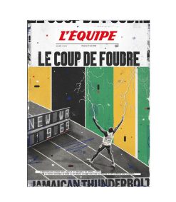 Online Plakat Affiche L'Equipe Bolt 30 X 40Cm