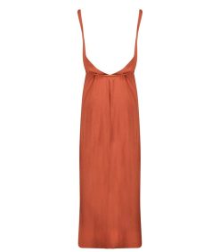 Clearance Maison Saint Julien Robe Longue Palma De Mallorca Terracotta