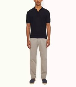 Online Orlebar Brown Pantalon Homme Fallon Stretch-Cotton Seal Grey