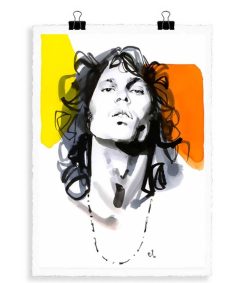 Hot Image Republic Portrait M7 Jim Morrison 56 X 76 Cm