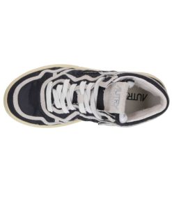 New Autry Baskets 01 Medalist Low Black Nylon