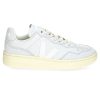 Clearance Veja Baskets V-90 Leather Gravel White