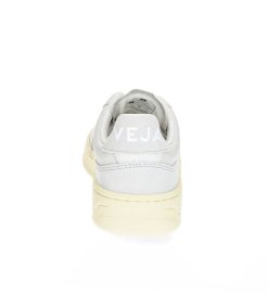 Clearance Veja Baskets V-90 Leather Gravel White