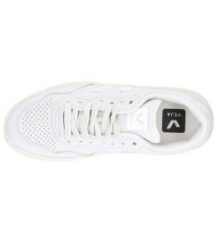 Clearance Veja Baskets V-90 Leather Gravel White