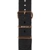 Best Briston Bracelet De Montre Type Nato Noir, Boucle Or Rose 18Mm - Clubmaster Chic