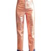 Best Victoria Leivissa Pantalon En Cuir Rose Gold