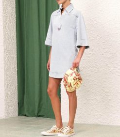 Wholesale Zimmermann Robe August Denim Tunic